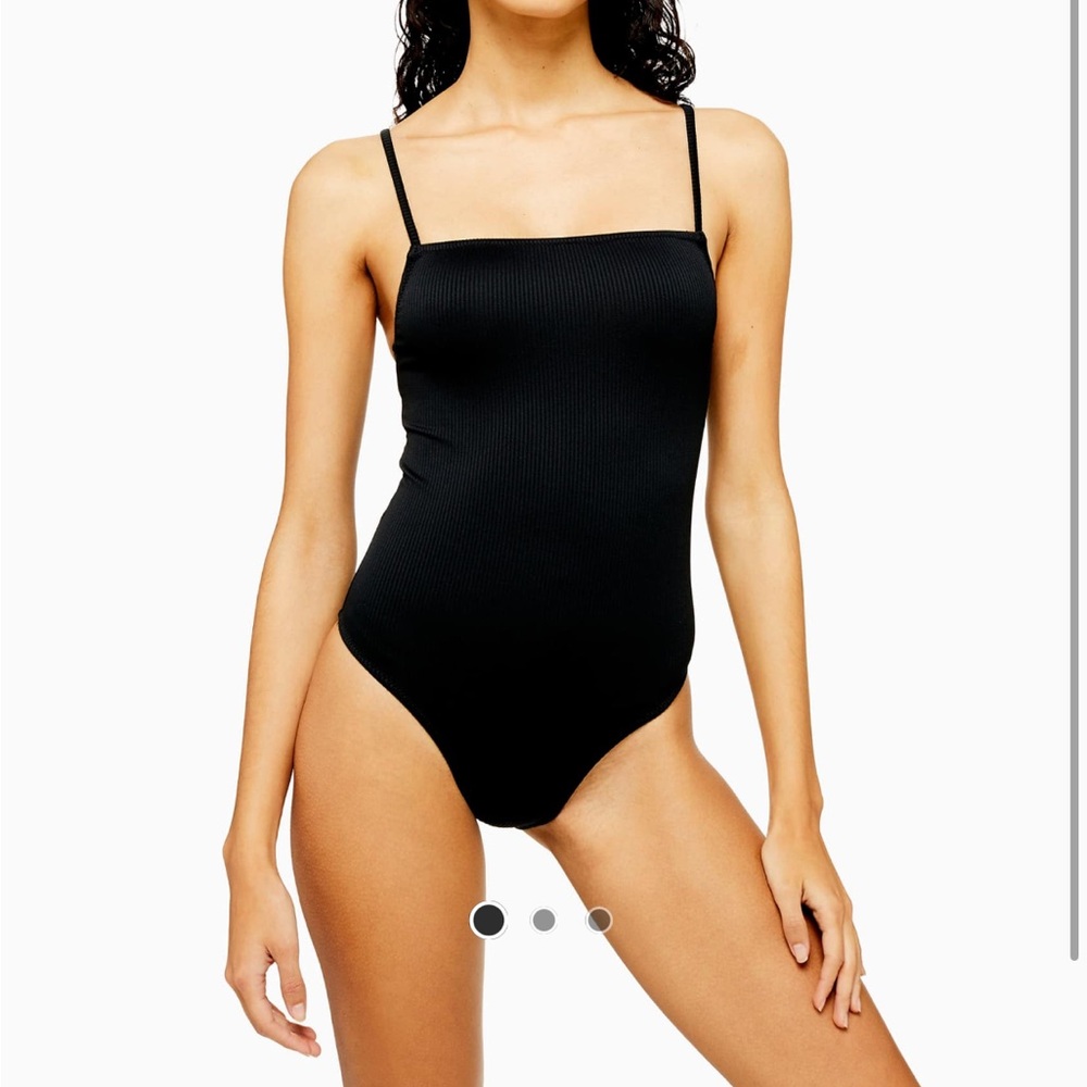 Topshop Black bathing suit
